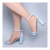 Sandália Azul com Detalhe Trançado - Estilo e Conforto - Panorama Fashion – Moda feminina e calçados cheios de estilo!