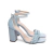 Sandália Azul com Detalhe Trançado - Estilo e Conforto - loja online