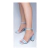 Sandália Azul com Detalhe Trançado - Estilo e Conforto - loja online