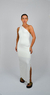 Vestido Hibisco Off White - Honey Bee Wear