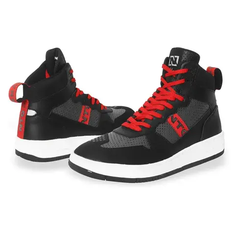 Zapatillas Sneaker NTO Commuter Hombre Negro/Rojo