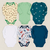 Kit Body para Bebê 6 Pçs Manga Longa Cores e Estampas Variadas (NAC) - comprar online