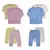 Kit 4 Pecas Pijamas Bebe Manga Longa Inverno NAC