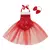FOCUSNORM-Lantejoula Tule Romper com Arco Headband, Macacão Halter Neck, Lovely Baby Girls Vestido de Natal, Patchwork, 0 a 3 Anos na internet