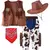 Imagem do Terno jeans ocidental, roupas de festa de feriado para crianças, roupas cosplay, meninos e meninas, roupas, chapéu de cowboy