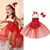 FOCUSNORM-Lantejoula Tule Romper com Arco Headband, Macacão Halter Neck, Lovely Baby Girls Vestido de Natal, Patchwork, 0 a 3 Anos - loja online
