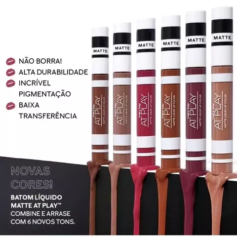 Batom Líquido Matte com Manteiga de Karité e Vitamina E - Mary Kay At Play