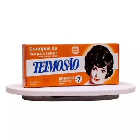 Caixa de grampo preto com 400 un. Nº 7 - Temoso