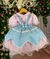 Vestido Tematicos Kids Fazendinha Salopete Jeans TAMANHO:2;COR:Rosa (VESTBNNCLBJNNFAZNSLPJANST2) na internet
