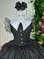 Vestido Marie Tematico Wandinha - Vandinha TAMANHO:10;COR:PRETO (VESTMARIETMCWANDT10) na internet