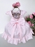 Vestido Banana Club Rosa Bebe Aplique Flor TAMANHO:4;COR:Pastel Pink (VESYBNNCLBRSBB1T4)