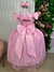 Vestido Marie Longo Manga Princesa Rosa Bebe TAMANHO:10;COR:Rosa claro (VESTMRLGRSBBT10)