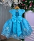 Vestido Marie Jardim Encantado Luxo Azul Tiffany TAMANHO:1;COR:Java (VESTMRIEJDENCTDRNAZT1) - COMPRE AQUI