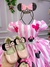 Vestido Infantil Temáticos da Gigi Minnie/Minie Rosa TAMANHO:4;COR:Rosa (VESTTMTMNNIERSAT4)