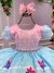 Vestido Infantil Temáticos da Gigi Galinha Pintadinha Azul e Rosa TAMANHO:2;COR:Rosa (VESTGALAZLROSAT2) - comprar online
