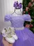 Vestido Enjoy Longo Laura Lilas Rendado Tamanho:8;COR:Lavender (VESTENJLNGLLRDD2T8) - comprar online