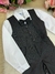 Conjunto Meninos Kanga Social Preto Colete Tamanho:4;COR:Preto (CJTMSCKNGBLPTOT4) - comprar online