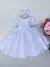 Vestido Marie Bebe Branco Flor TAMANHO:G;COR:Rosa (VESTMRIEBBBRNCTG) - COMPRE AQUI