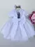 Vestido Marie Bebe Branco Flor TAMANHO:P;COR:Rosa (VESTMRIEBBBRNCTP) - comprar online