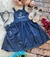 Vestido Princesa Belli Jeans Tik Tok TAMANHO:4;COR:Azul (VESTMMNJNTKTKT4) - COMPRE AQUI