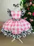 Vestido Tematicos Kids Fazendinha Rosa Vaquinha TAMANHO:1;COR:Rosa (VESYBNNCLBFZNDVQNT1) - COMPRE AQUI
