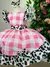 Vestido Tematicos Kids Fazendinha Rosa Vaquinha TAMANHO:3;COR:Rosa (VESYBNNCLBFZNDVQNT3) - loja online