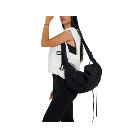 Bolso deportivo con tiras | Negro - comprar online