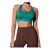 Top con cierre seamless | Marron / Verde / Gris en internet