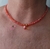 Choker Cristal Laranja Boreal