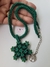 Colar Verde de Miçanga e Cristal com Pingente - comprar online