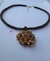 Colar de Miçangas Bronze com Pingente Amarelo Ouro na internet