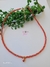 Choker Cristal Laranja Boreal - Jece Biju Acessórios Finos