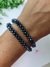 Pulseira Duas Voltas Cristal Preto Boreal - comprar online