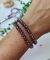 Pulseira 2 Voltas Bordo Furta Cor de Cristais e Micangas