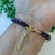 Pulseira de Miçanga com Cristal e Cascalho - Jece Biju Acessórios Finos