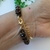 Pulseira Bordô com Bronze de Miçangas e Cristais na internet