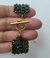 Pulseira Verde com Bronze de Cristal e Miçanga - Jece Biju Acessórios Finos