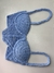 Corset de crochê azul hortênsia - comprar online
