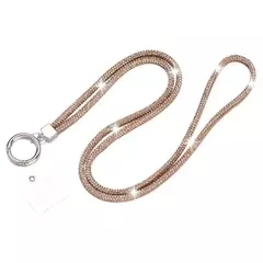 Cordão para celular com brilho strass na internet