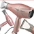 Secador Cabelos Profissional Taiff Fox Ion Rosa 2200w Potente Cerâmica Cabo 3 metros - Unboxing.love