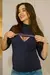 Blusa Canelada Gola Alta Com Aviamento - A Gestante na internet