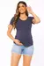 Blusa Amamentação Ribana - A Gestante