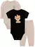 Kit Body Bebê Menina Urso - Somos Coruja - comprar online