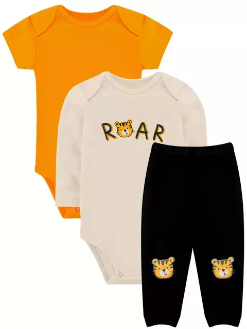 Kit Body Bebê Menino Tigre - Somos Coruja - comprar online