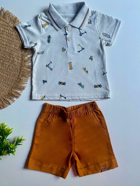 Conjunto Bebê Menino Patinete - Elian