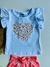 Conjunto Infantil Menina em Meia Malha Branco - Marlan - comprar online