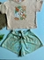 Conjunto Infantil Menina Summer Garden Laranja - Elian - Ninho dos Sonhos
