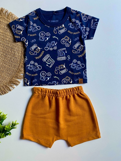 Conjunto Bebê Menino Trator - Brandili - comprar online