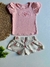 Conjunto Bebê Menina Good Day Rosa - Colorittá