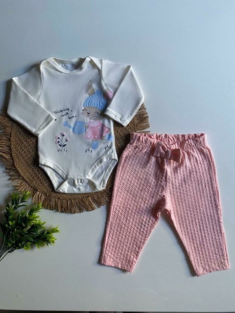Conjunto Body e Calça Coelhinho - Brandili
